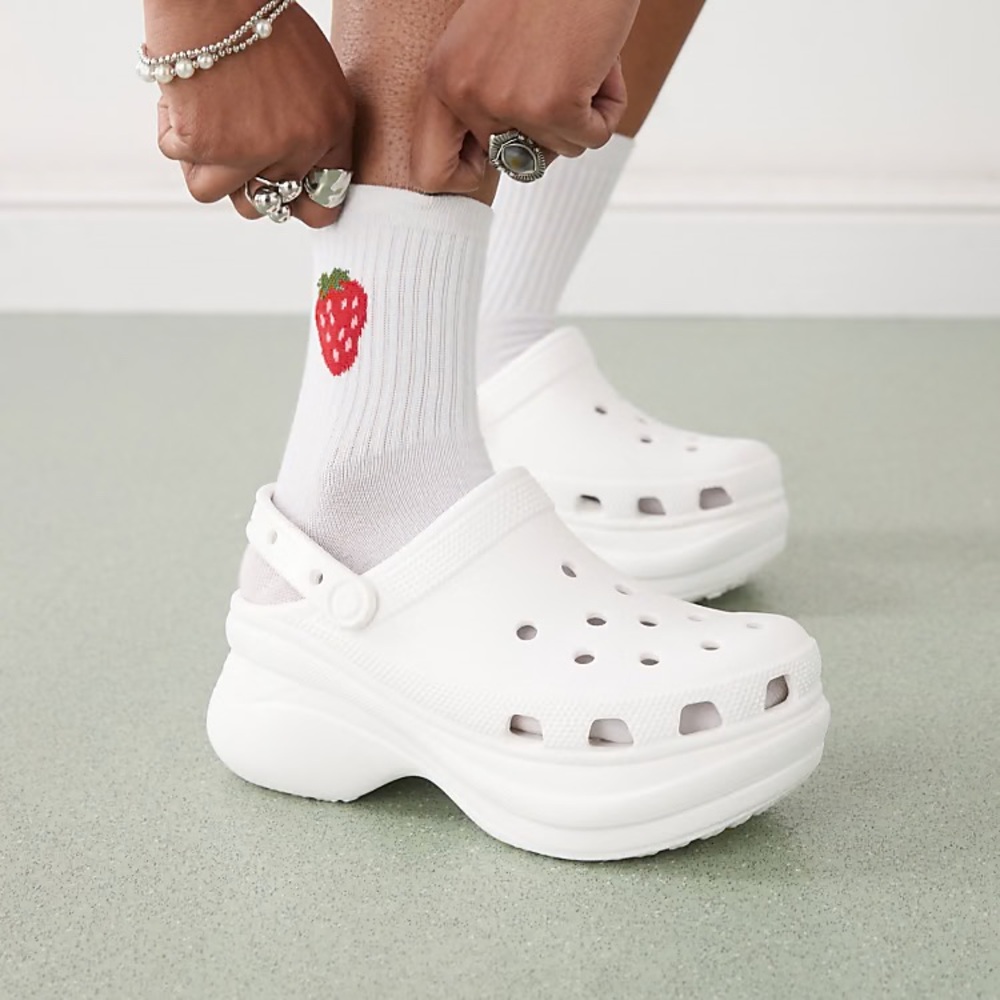 Crocs Classic Bae Platform Clogs - White - Women’s Size 10